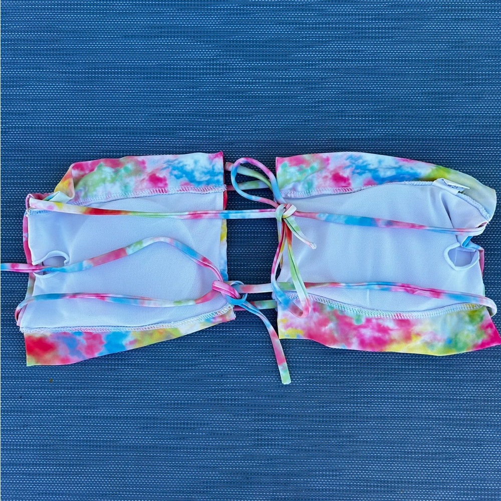 Strapless Multi-Color Bikini - Picture 4 of 6